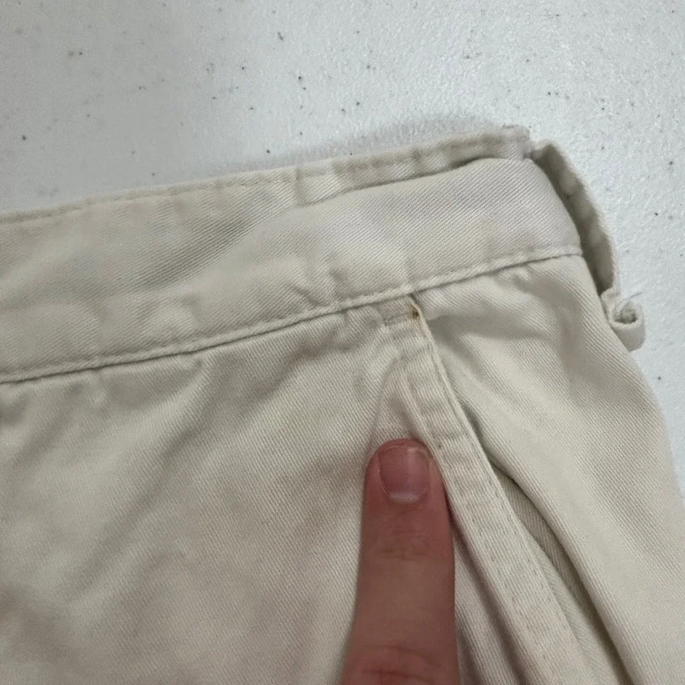 Red Head Mens Relaxed Fit Cotton Cargo Shorts Beige Utility Hiking Size 36 37